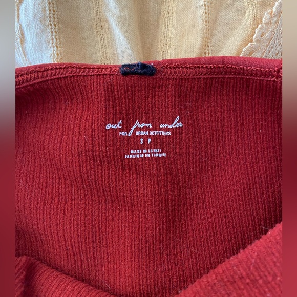 Urban outfitters red ribbed bodysuit - Picture 5 of 5